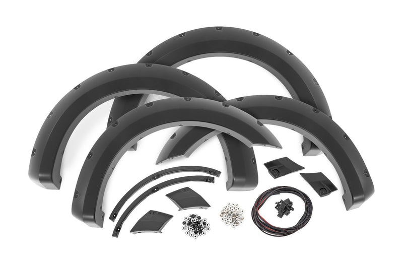 Rough Country Pocket Fender Flares | YZ Oxford White | Ford F-150 2WD/4WD (2018-2020)