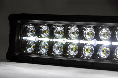 Rough Country 50 Inch Black Series LED Light Bar | Dual Row | Cool White DRL