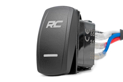 Rough Country 2 Inch Black Series LED Light Pods | Flush Mount | Amber DRL