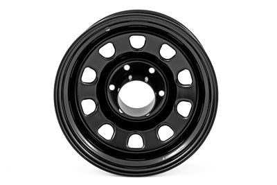 Rough Country Steel Wheel | Black | 17x9 | 6x5.5 | 4.25 Bore | -12