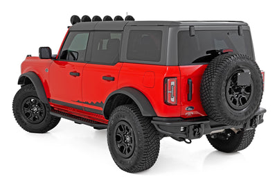 Rough Country OV2 Running Boards | Side Step Bars | 4-Door | Ford Bronco 4WD (2021-2025)