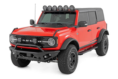 Rough Country OV2 Running Boards | Side Step Bars | 4-Door | Ford Bronco 4WD (2021-2025)