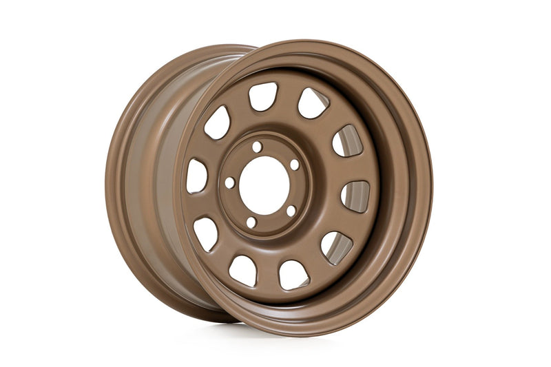 Rough Country Steel Wheel | Bronze | 15x10 | 5x4.5 | 3.30 Bore | -39