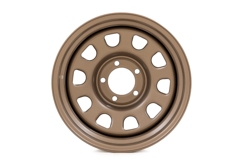 Rough Country Steel Wheel | Bronze | 15x10 | 5x4.5 | 3.30 Bore | -39