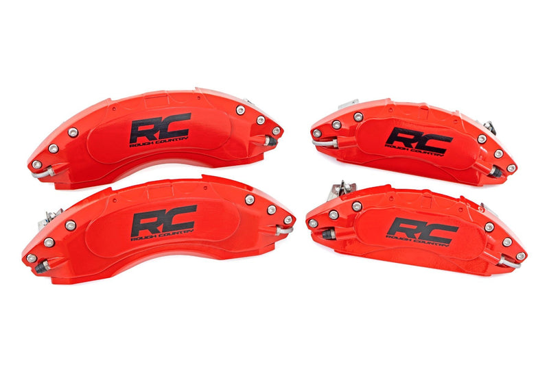 Caliper Covers | Front and Rear | Red | Jeep Gladiator JT 4WD (2020-2025)