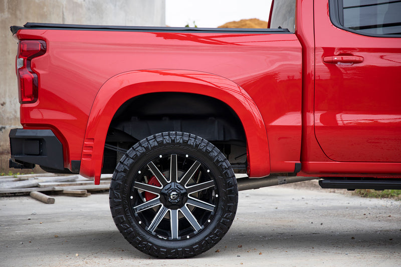 Rough Country Fender Flares | SF1 | GPA Graphite | Chevy Silverado 1500 2WD/4WD (2019-2026 & Refresh)