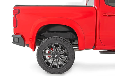 Rough Country Fender Flares | SF1 | GNO Slate Gray | Chevy Silverado 1500 2WD/4WD (2019-2026 & Refresh)
