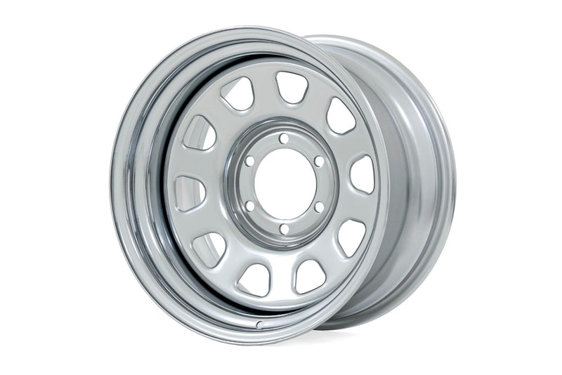 Steel Wheel | Chrome | 15x8 | 5x4.5 | 3.30 Bore | -19