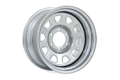 Steel Wheel | Chrome | 17x9 | 5x5 | 3.30 Bore | -12
