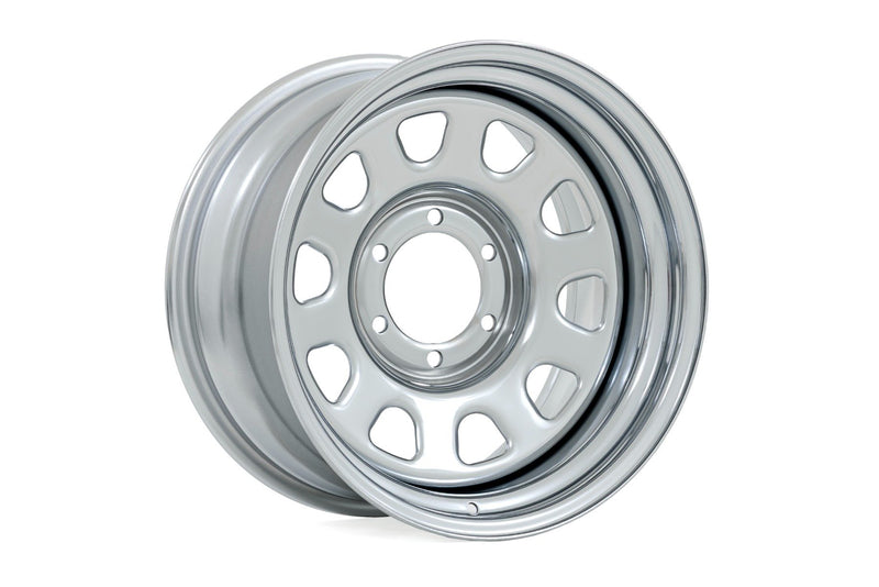 Steel Wheel | Chrome | 17x9 | 5x5 | 3.30 Bore | -12