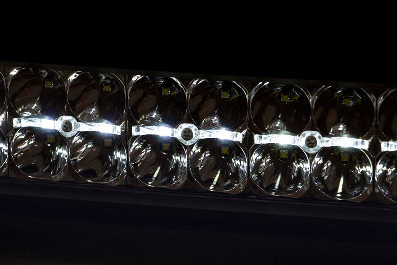 Rough Country 30 Inch Chrome Series LED Light Bar | Curved | Dual Row | Cool White DRL