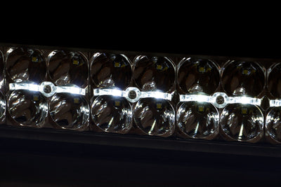 Rough Country 20 Inch Chrome Series LED Light Bar | Dual Row | Cool White DRL