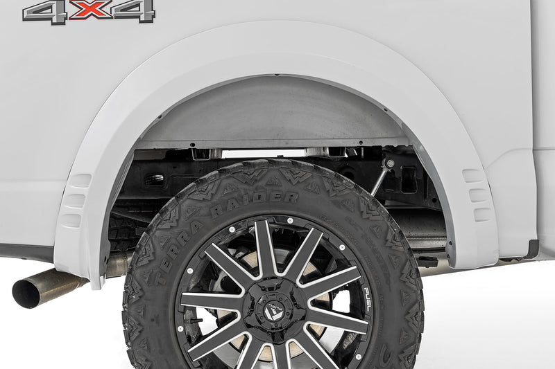 Rough Country Fender Flares | SF1 | TQ Smoked Quartz | Ford F-150 2WD/4WD (2021-2025)