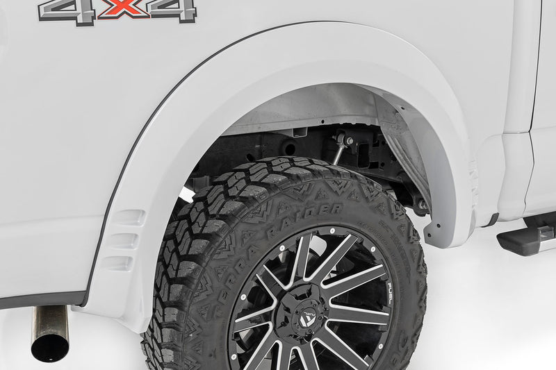 Rough Country Fender Flares | SF1 | Gloss Black | Ford F-150 2WD/4WD (2021-2025)