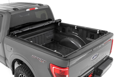 Soft Roll Up Bed Cover | 5'7" Bed | Ford F-150/F-150 Lightning/Raptor  (15-25)
