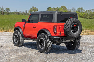 Rough Country BA2 Running Boards | Side Step Bars | 2-Door | Ford Bronco (2 Door) (21-25)