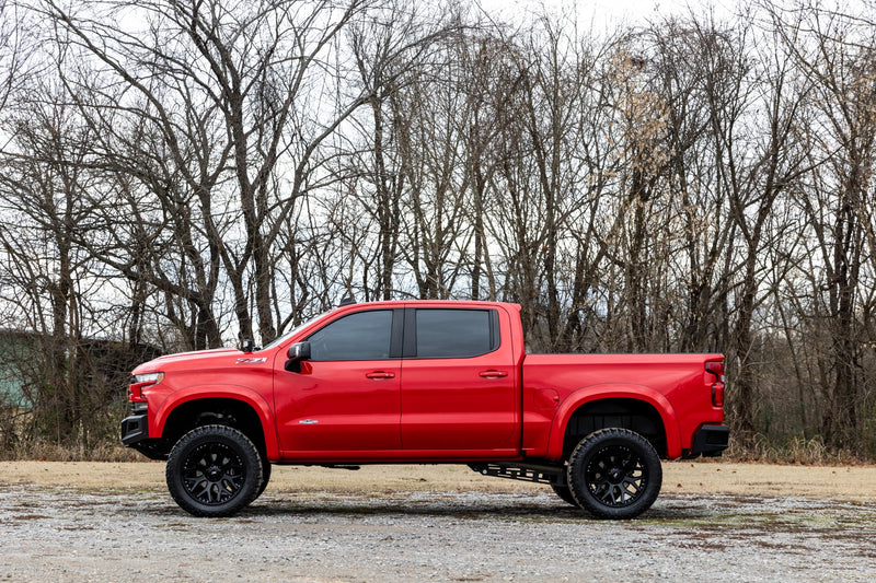 Rough Country Fender Flares | Sport | GXD Sterling Grey Metallic | Chevy Silverado 1500 (19-26)