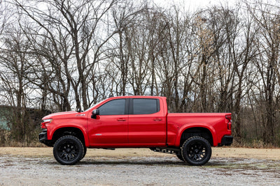 Rough Country Fender Flares | Sport | GBA Black | Chevy Silverado 1500 2WD/4WD (2019-2026 & Refresh)