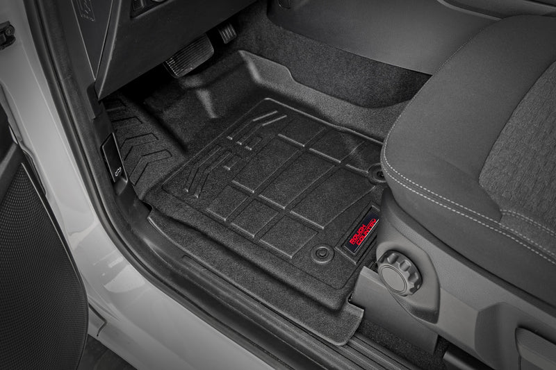 Sure-Fit Floor Mats | Front & Rear | Crew | Ford Ranger 2WD/4WD (2024-2026)