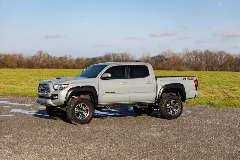 Rough Country Pocket Fender Flares | 8T6 Voodoo Blue | Toyota Tacoma 2WD/4WD (2016-2023)