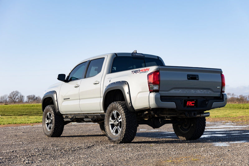 Rough Country Pocket Fender Flares | 8W2 Cavalry Blue | Toyota Tacoma 2WD/4WD (2016-2023)