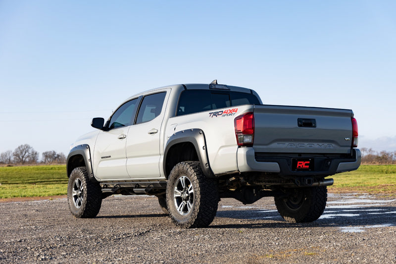 Rough Country Pocket Fender Flares | 8T6 Voodoo Blue | Toyota Tacoma 2WD/4WD (2016-2023)