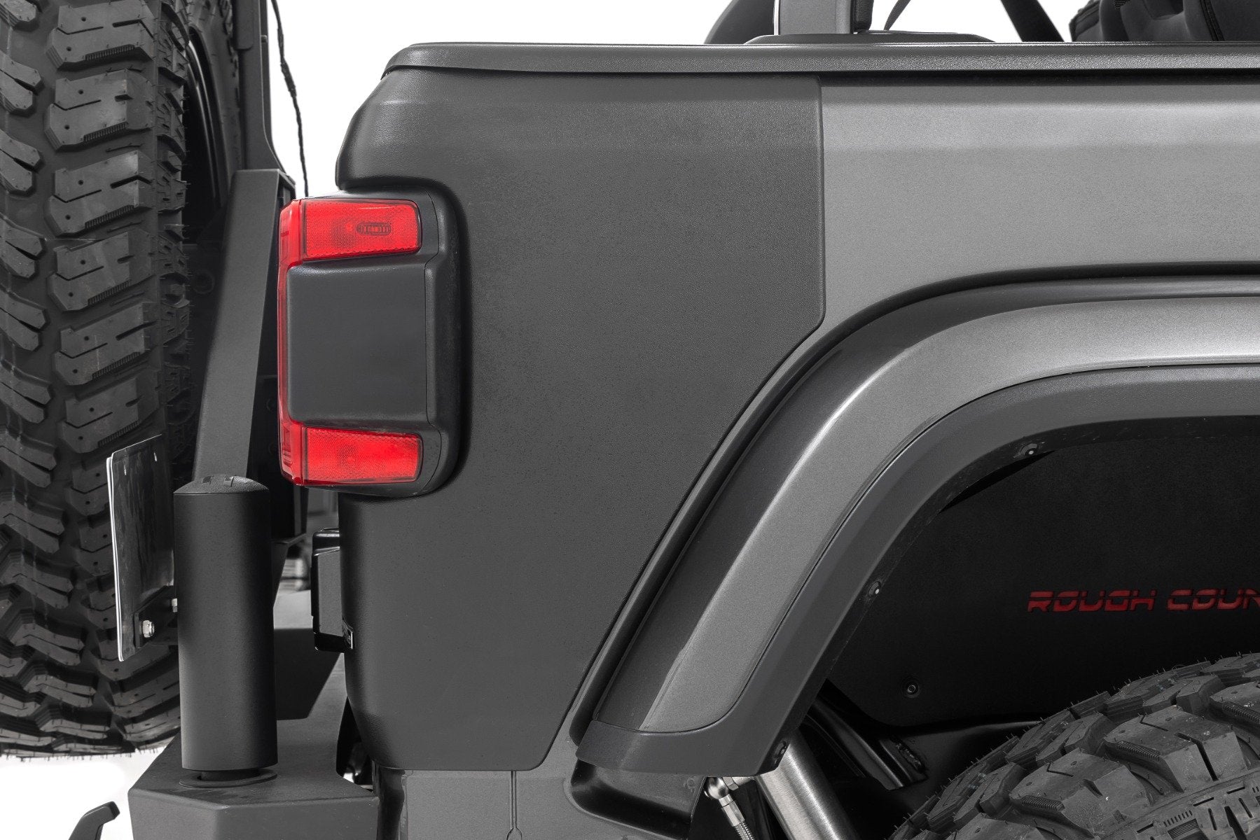 Car Rear Clading Trail Cladding | Rear Corners | Jeep Wrangler JL/Wrangler Unlimited (1 ...