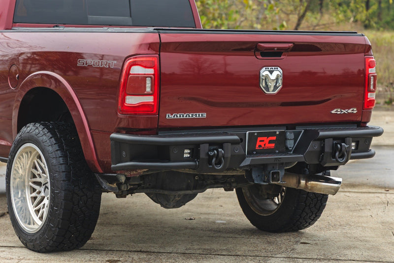 Rough Country Rear Bumper | Tubular | Ram 2500/3500 2WD/4WD (2010-2025)