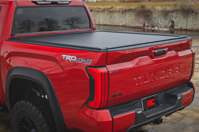 Rough Country Powered Retractable Bed Cover | 5'7" Bed | Toyota Tundra 2WD/4WD (2022-2025)