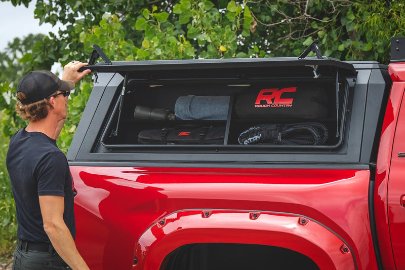 Bed Cap Side Shelf Storage Bin | Passengers Side | Toyota Tacoma (16-26)