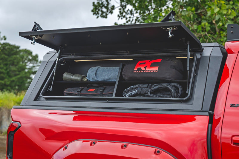 Bed Cap Side Shelf Storage Bin | Passengers Side | Toyota Tacoma (16-26)