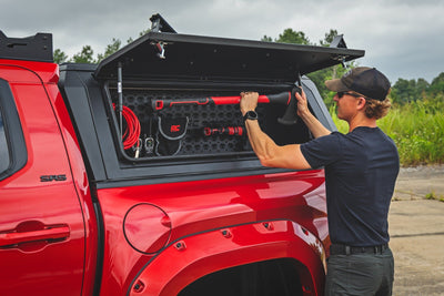 Bed Cap Molle Panel Side Storage Bin | Drivers Side | Toyota Tacoma (16-26)