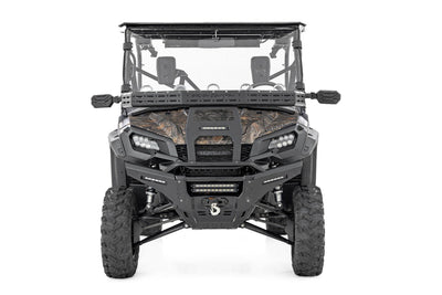 Front Cargo Rack |Black Series LED | 6" Light | Slim Line | Honda Pioneer 1000