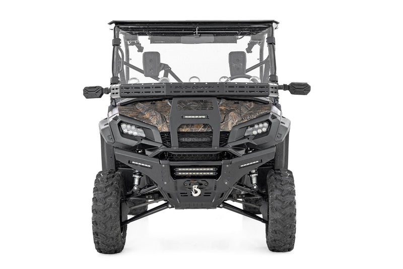 Front Cargo Rack |Black Series LED | 6" Light | Slim Line | Honda Pioneer 1000