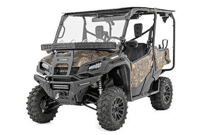 Front Cargo Rack |Black Series LED | 6" Light | Slim Line | Honda Pioneer 1000