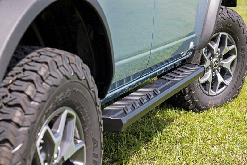 Rough Country BA2 Running Boards | Side Step Bars | 4-Door | Ford Bronco 4WD (2021-2025)