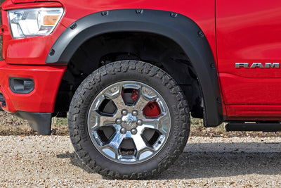 Caliper Covers | Front and Rear | Red | Ram 1500 2WD/4WD (2019-2026)