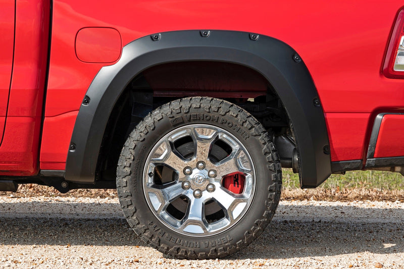 Caliper Covers | Rear | Red | Ram 1500 2WD/4WD (2019-2025)