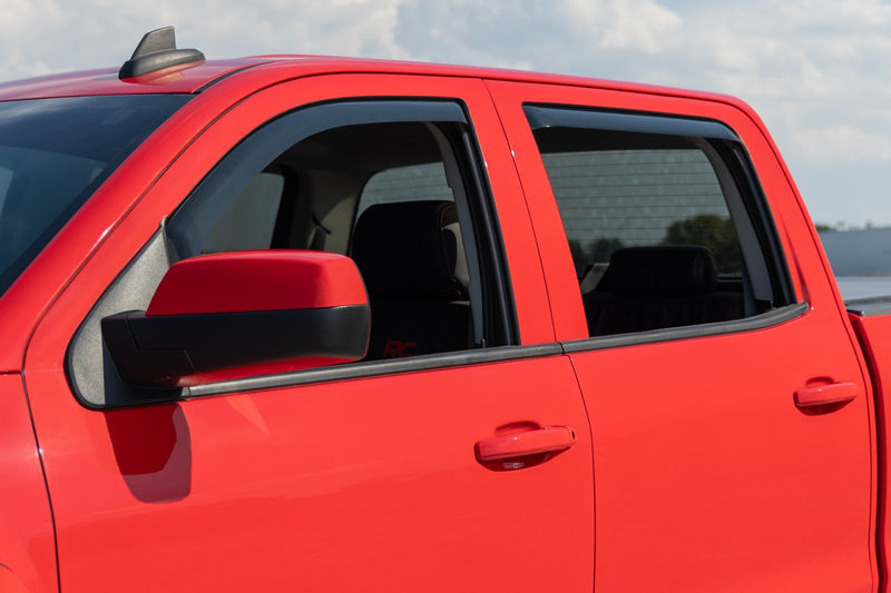 Side Window Deflectors | In Channel Rain Guard | Chevy/GMC 1500/2500HD/3500HD 2WD/4WD