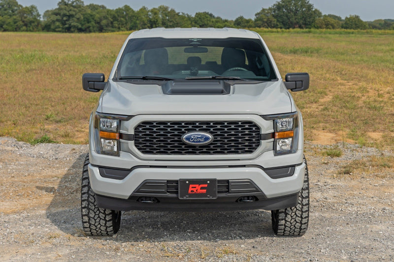 Hood Scoop | JS Iconic Siver | Ford F-150 2WD/4WD (2021-2025)