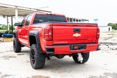 Rough Country Fender Flares | Defender l 5'9" Bed  | GPA Graphite | Chevy Silverado 1500 (14-18 & Classic)