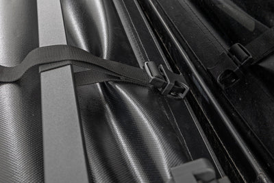 Soft Tri-Fold Bed Cover | 5'7" Bed | Nissan Titan 2WD/4WD (2017-2024)