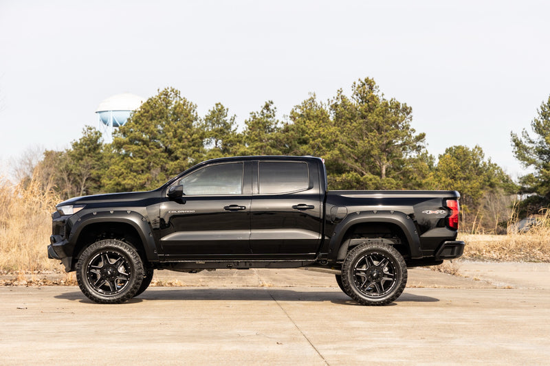 Rough Country Pocket Fender Flares | GXD Sterling Grey Metallic | Chevy Colorado (23-25)