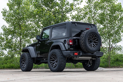 Rough Country 95 Series Wheel | Machined One-Piece | Gloss Black | 20x10 | 5x5 | -19mm