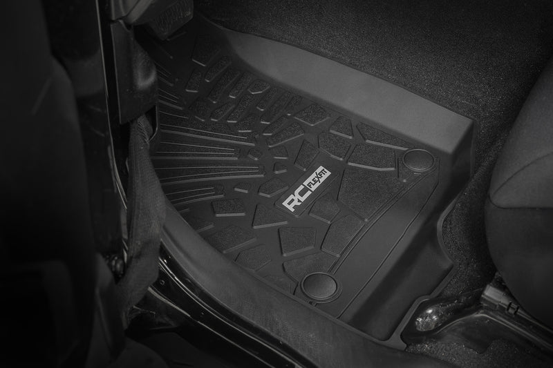Flex Fit Floor Mats | FR | 4 Door | Jeep Wrangler Unlimited 4WD (2018-2025)