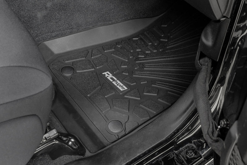 Flex Fit Floor Mats | FR | 2 Door | Jeep Wrangler JL 4WD (2018-2025)