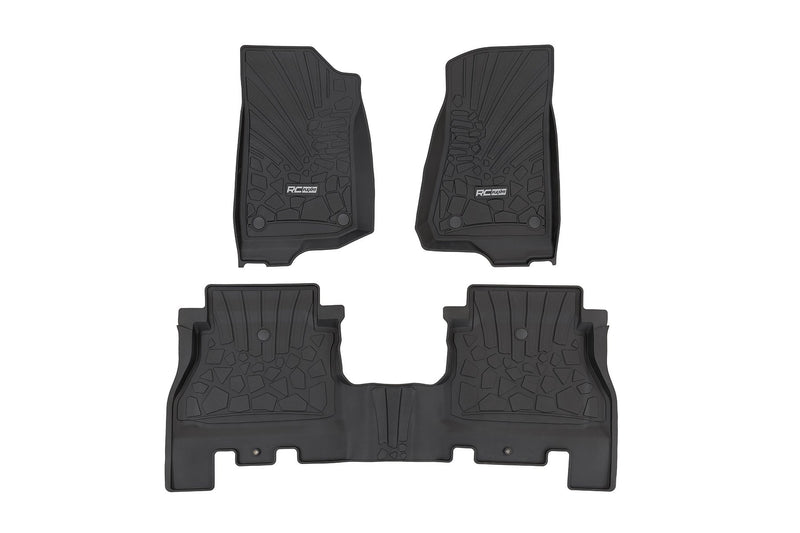 Flex Fit Floor Mats | FR & RR | 4 Door | Jeep Wrangler Unlimited 4WD (18-25)