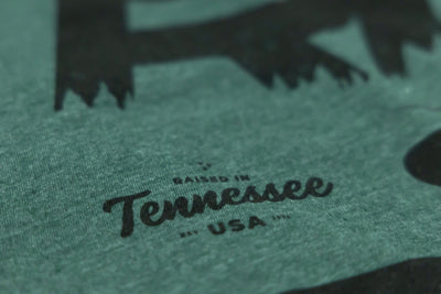 Rough Country T-Shirt | RC Mountains | Forest Green | MD