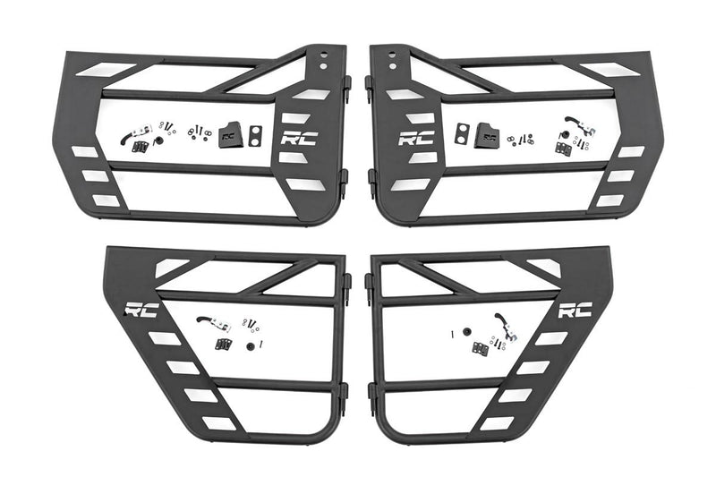 Rough Country Tubular Doors | Front and Rear | Jeep Wrangler JK/Wrangler Unlimited  (07-18)