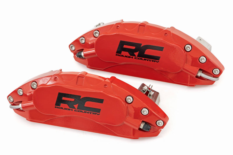 Caliper Covers | Front and Rear | Red | Ford F-250 Super Duty 2WD/4WD (13-22)